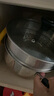 愛(ài)仕達（ASD）湯鍋 304不銹鋼小蒸鍋 蒸煮一體湯鍋 22CM燃氣電磁爐通用奶鍋B1-Z 曬單實(shí)拍圖