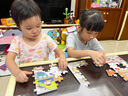 彌鹿（MiDeer）進階寶寶幼兒紙質大塊拼圖3階-忙忙碌碌救援隊(收納袋款)家居裝飾 曬單實拍圖