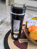 WCZ德國雙層玻璃水杯男士專(zhuān)用茶水分離泡茶杯隔熱防摔鋼化玻璃 紳士黑（茶水分離 防燙防摔 400ml 曬單實(shí)拍圖