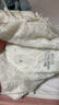 三彩若潮大碼女裝2025秋季新款V領(lǐng)蕾絲衫套頭上衣長(cháng)袖玫瑰胖MM 奶白色 M 160/88B 曬單實(shí)拍圖
