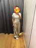 優(yōu)衣庫女裝休閑長褲/休閑運動褲降落傘褲子防曬褲475820 10 水粉色 XS /155/58A 曬單實拍圖