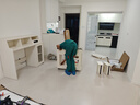 全友家居奶油風(fēng)家具多功能餐邊柜一體靠墻小戶型家用折疊餐桌椅組合 矮款餐邊柜+折疊桌 曬單實(shí)拍圖