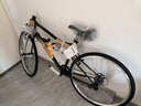 迪卡儂（DECATHLON）旅行自行車(chē)RIVERSIDE100平把鋼架公路山地前后鋼制V剎 磨砂黑 M碼 168-182CM 28英寸 曬單實(shí)拍圖