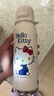 杯具熊BEDDYBEAR杯具熊銳氣雙飲保溫杯戶(hù)外便攜運動(dòng)水壺不銹鋼保冷杯學(xué)生吸管杯子 牛仔HelloKitty（帶杯套）600ml 曬單實(shí)拍圖