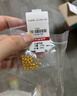 行金銀中黃金吊墜 足金999蹦迪珠DIY項(xiàng)鏈吊墜 菱形珠編繩掛墜送禮生日禮物 蹦迪珠吊墜(多顆)克重多退少補(bǔ) 約0.9克 曬單實(shí)拍圖
