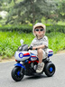 貝趣兒童電動(dòng)車摩托車2-9歲1-3-6-10歲小孩寶寶玩具車大號(hào)可坐人警車 頂配【6v7+雙驅(qū)+早教音樂+警燈+遙控】 嬰兒遙控三輪車周歲生日禮物 曬單實(shí)拍圖