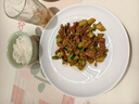 廚萬雅商用密胺盤子酒店餐具自助餐圓盤菜盤炒菜炒飯炒面盤子10英寸 曬單實拍圖