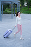 途幫精致登機箱行李箱小型女2025新款可登機旅行箱輕拉桿箱密碼箱 香芋紫 20英寸 曬單實(shí)拍圖