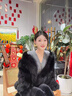 傲列狐貍毛皮草一體外套女2025新款洋氣小個(gè)子短款氣質(zhì)名媛顯瘦年輕款 經(jīng)典黑 L (120-130) 曬單實(shí)拍圖