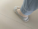 青橙樹(shù)月子鞋夏季薄款包跟一腳蹬產(chǎn)后孕婦鞋春夏透氣淺口圓頭舒適產(chǎn)婦鞋 淺灰色 S適合36-37碼的腳 曬單實(shí)拍圖