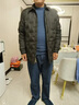 皮爾卡丹2025冬季新款羽絨服男式輕薄鴨絨夾克襯衫式翻領(lǐng)時尚潮流冬裝外套 黑色 M 170 曬單實拍圖