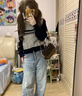 Chiecu Kscbn輕奢包包女款單肩包斜挎包女士印花郵差小方包七夕情人節(jié)生日禮物 咖色【送老婆送女友送媽媽】 精美禮盒裝 曬單實(shí)拍圖