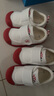 牧童幼兒園鞋春秋款室內鞋男童防撞學(xué)步鞋女寶寶小白鞋 英倫紅1 27 曬單實(shí)拍圖