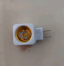 郝能LED直插式燈座E27燈泡節(jié)能超亮帶開關(guān)家用臥室床頭帶插座小夜燈 燈座+【5W白光燈泡】 曬單實(shí)拍圖