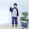 G.DUCKKIDS小黃鴨童裝男童套裝春秋季帥氣兒童衣服韓版寶寶運(yùn)動服衛(wèi)衣兩件套 藏青色 110 (建議身高100cm 4-5歲)cm 曬單實(shí)拍圖