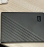 西部數據（WD）4TB 移動(dòng)硬盤(pán) 兼容type-c My Passport隨行版2.5英寸 灰 機械硬盤(pán) 筆記本電腦外接 大容量加密存儲 曬單實(shí)拍圖