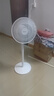 格力（GREE）電風(fēng)扇7葉輕音電風(fēng)扇立式家用柔風(fēng)落地扇臺式桌面小型風(fēng)扇大風(fēng)量節能搖頭宿舍電扇 FS-3015Bh7遙控款(白) 曬單實(shí)拍圖