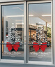 京世嘉圣誕節裝飾場(chǎng)景布置窗貼店鋪圣誕樹(shù)裝扮窗花櫥窗靜電玻璃貼門(mén)貼紙 S707款 小 曬單實(shí)拍圖