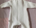 babylove嬰兒連體衣秋冬純棉可愛(ài)寶寶哈衣爬服新生兒夾棉保暖衣服秋冬裝 曬單實(shí)拍圖