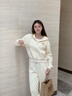 班尼路（Baleno）衛(wèi)衣連帽外套女裝新款春秋季設(shè)計感潮流小熊慵懶風(fēng)短款開衫上衣服 曬單實拍圖