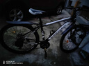 金武端自行車(chē)成人山地車(chē)公路賽車(chē)單車(chē)騎行變速超輕越野中學(xué)生初中青少年 頂配版-輻條輪-黑白色 26寸21速 曬單實(shí)拍圖