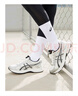 亞瑟士ASICS女鞋舒適透氣跑步鞋緩震回彈跑鞋運動鞋 GEL-CONTEND 4 白色/銀色 39 曬單實拍圖
