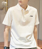 李寧翻領(lǐng)polo衫男士短袖衣服春夏新款夏季純棉休閑透氣半袖t恤男T 曬單實(shí)拍圖