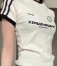 美式復古短袖t恤女2025夏季新款純棉小個(gè)子個(gè)性修身顯瘦休閑上衣 白色 S 曬單實(shí)拍圖