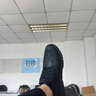 斯凱奇（Skechers）閃穿鞋slipins男鞋一腳蹬通勤商務(wù)休閑黑色皮鞋 全黑色/BBK 41.5 曬單實(shí)拍圖