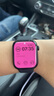 Apple/蘋(píng)果 Watch Series 10 智能手表GPS款42毫米亮黑色鋁金屬表殼黑色運動(dòng)型表帶M/L MX1P3CH/B 曬單實(shí)拍圖