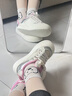 鴻星童原創(chuàng  )丑萌大頭鞋女2025夏季新款可愛(ài)蝴蝶小白鞋子厚底學(xué)生面包板鞋 粉銀 38 曬單實(shí)拍圖