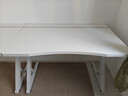 杰妮卡實(shí)木電腦桌二段分板臺式電競家用書(shū)桌學(xué)習桌可裝機械臂碳纖維桌子 【Super分板】實(shí)木白色 120*75*75CM【實(shí)木30mm】 曬單實(shí)拍圖