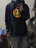 Drew Ess【正品】衛(wèi)衣男女情侶秋冬加絨連帽長(zhǎng)袖笑臉潮牌美式寬松重磅外套 黑色【常規(guī)款】 XL 曬單實(shí)拍圖