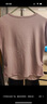 森馬（Semir）短袖t恤女短款修身圓領(lǐng)內搭25夏涼感收腰V領(lǐng)上衣辣妹109325100006 曬單實(shí)拍圖