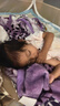 印品棉棉屋2件裝夏季日系中小兒童裝半袖上衣純全棉a類(lèi)女童寶寶短袖t恤外穿 純色粉紫花短袖2件裝 100 曬單實(shí)拍圖