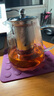 富光 茶壺茶水分離玻璃泡茶壺煮茶耐高溫帶濾網(wǎng)飄逸杯功夫茶茶具 850ML 曬單實(shí)拍圖