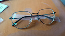 依視路（ESSILOR） 鉆晶系列高清耐磨防藍光近視超薄鏡片專業(yè)配度數(shù)眼鏡架男女鏡框 鈦+金屬-全框-4023BK-黑色 鏡框+依視路膜巖高清1.60現(xiàn)片 曬單實拍圖