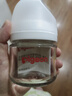 貝親（Pigeon）玻璃奶瓶寬口徑防脹氣160ml S號奶嘴 1月+ AA186  曬單實(shí)拍圖