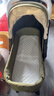 InnoTruth輕羽嬰兒車(chē)睡籃推車(chē)二合一0-3歲用可折疊輕便可坐可躺帶減震0至6 4代青芥綠【二合一】推車(chē)+睡籃 曬單實(shí)拍圖