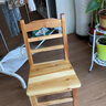 聚馳實(shí)木凳子兒童矮凳成人板凳多功能小木凳耐用木板凳家用換鞋小椅子 實(shí)木靠背椅(做高度36厘米)清漆 曬單實(shí)拍圖
