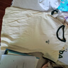 熱風(fēng)（Hotwind）短袖t恤女夏季新款女士撞色插肩撞色休閑舒適透氣上衣 03米色 L 曬單實(shí)拍圖