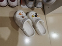 名創(chuàng  )優(yōu)品（MINISO）洞洞鞋男女夏季外穿涼鞋防滑厚底踩屎感包頭涼拖鞋 白色+趣味零食 曬單實(shí)拍圖