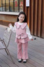Smartiden國際品牌女童春秋套裝2025新款女寶寶洋氣時(shí)髦秋裝韓版甜美小香風(fēng) 粉色 130 建議115-125cm左右6-7歲左 曬單實(shí)拍圖