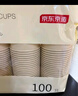 京東京造 紙杯一次性杯子 加厚整箱批發(fā)辦公商務家用水杯230ml【1000只】 曬單實拍圖