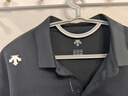 迪桑特（DESCENTE）TOUGH系列 時(shí)尚運動(dòng)商務(wù)速干透氣秋冬長(cháng)袖Polo衫 男女同款 黑色 L (100) （建議130-140斤） 曬單實(shí)拍圖