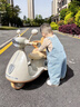 倍貝樂(lè )兒童電動(dòng)摩托車(chē)可坐雙人遙控三輪車(chē)1-6歲男女孩寶寶可駕駛玩具車(chē) 標配白【6V4單驅+可調節座椅+早教音樂(lè )】 【精美禮盒包裝】送禮佳品 曬單實(shí)拍圖