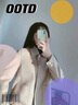 妍莉芬 短外套女2025春秋裝新款韓版風衣小個子短款休閑夾克小香風上衣 瑩白色 L【建議116-125斤】 曬單實拍圖