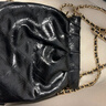 CHARLES&KEITH迷你菱格流浪包單肩斜挎雙肩包包女包生日禮物CK2-60782390 Black黑色 S 曬單實拍圖