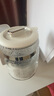 摩飛電器（Morphyrichards）全玻璃養(yǎng)生壺家用燒水壺多段控溫電熱水壺極速風(fēng)冷恒溫壺沖奶泡奶機(jī)MR5602 1.2L 椰奶白 曬單實(shí)拍圖