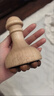 通用肝經(jīng)按摩器推肝經(jīng)木頭經(jīng)絡(luò)刷揉腹部按摩刷肚子神器帶脈疏通肝膽腿 橡木按摩刷（12珠子是櫸木） 曬單實拍圖